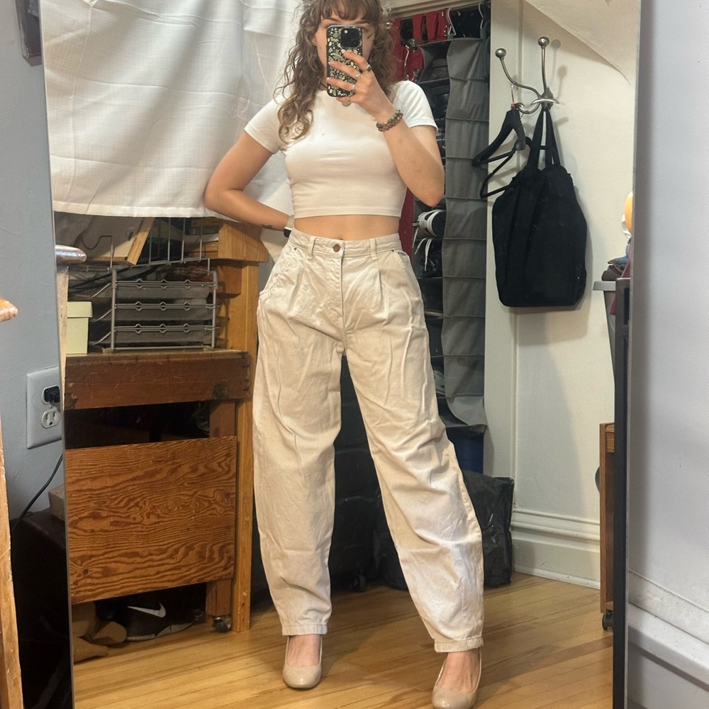 Light Tan Zara Trousers